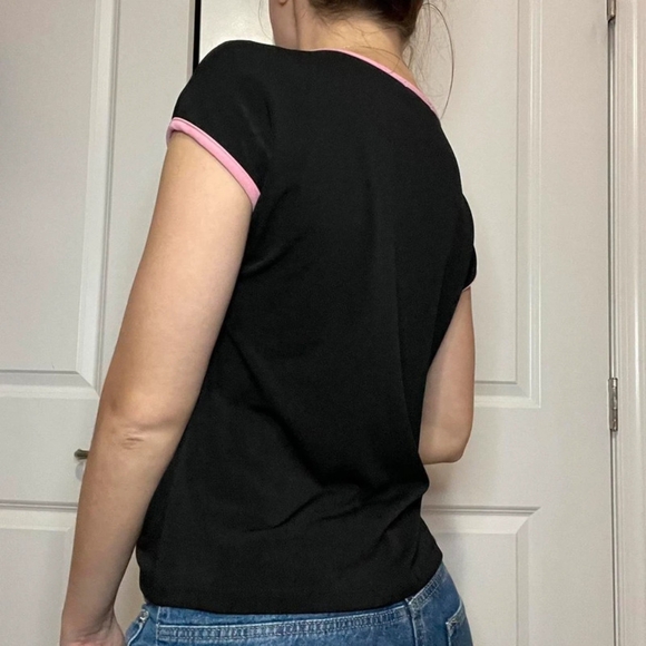 Urban Outfittets Black Pink Tank Top, S - Picture 4 of 4